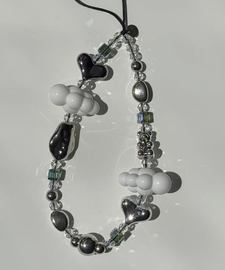 silver bh / phone strap