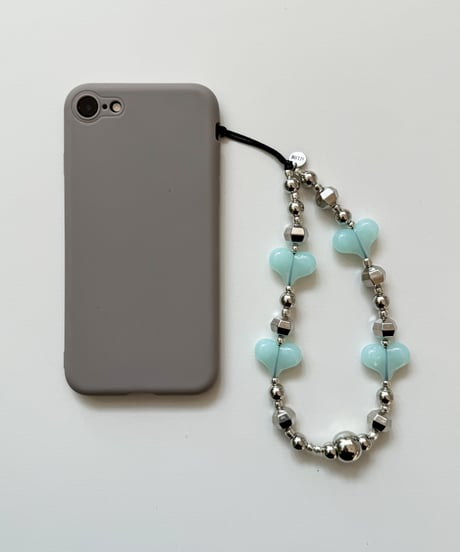 fluffy silver series / phone strap