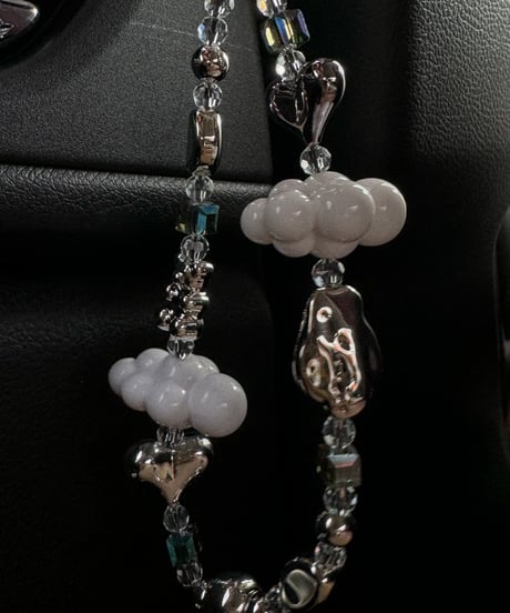silver bh / phone strap