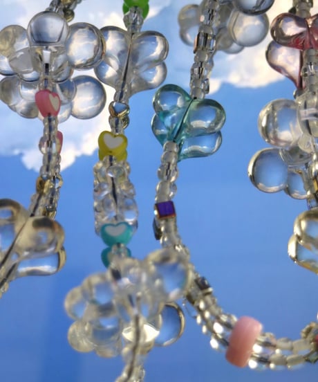 clear cloud series / phone charm