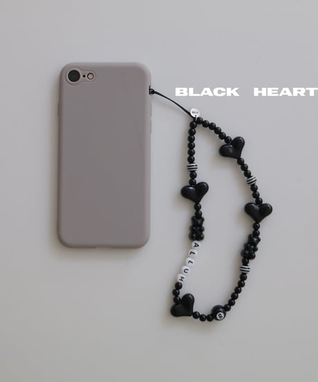black series  / phone charm