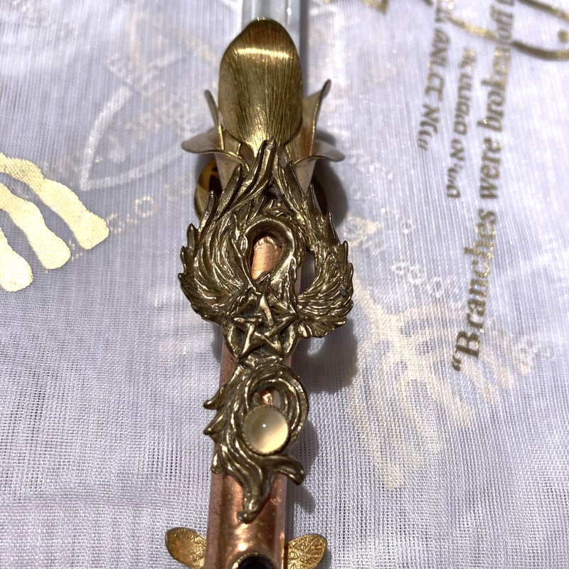 ヒーリングワンド　チャクラワンド ヒーリングワンド☆チャクラマジックワンド（七つの宝石付き）1本