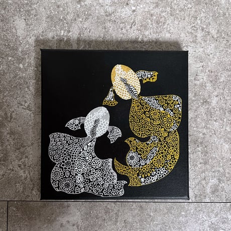 小紋柄 金魚