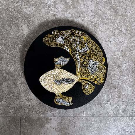小紋柄 金魚