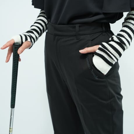 Maison Neude【 high tension slit-pants 】