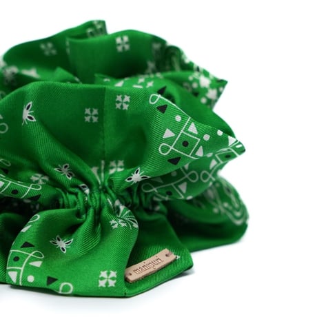 別注：Manipuri×Maison Neude【bandana raffle-scrunchie】