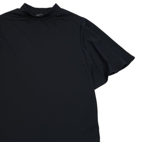 Maison Neude【pinmesh frill sleeve mockneck】