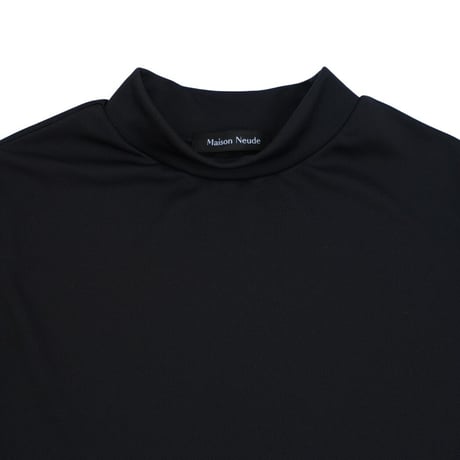 Maison Neude【pinmesh frill sleeve mockneck】