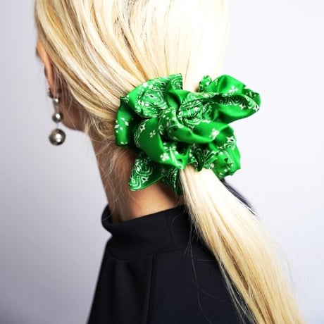 別注：Manipuri×Maison Neude【bandana raffle-scrunchie】