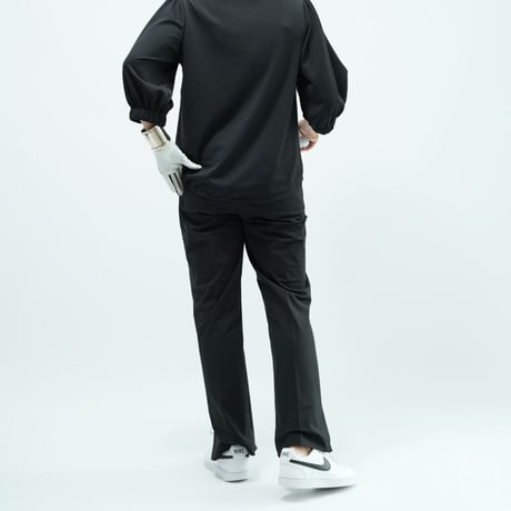 Maison Neude【 high tension slit-pants 】