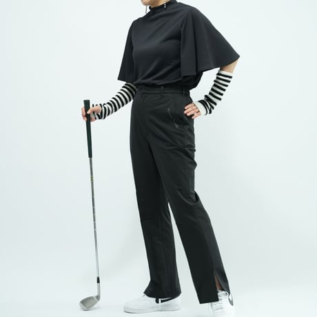Maison Neude【 high tension slit-pants 】