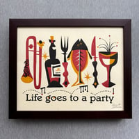 版画＿『Life goes to a party』