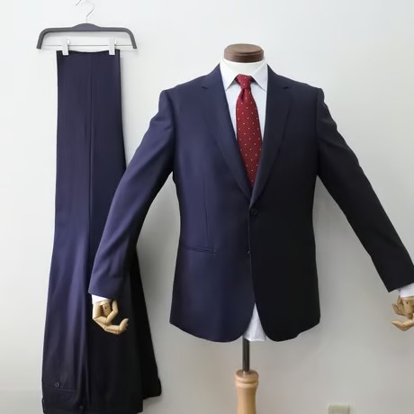 M124｜Paul Smith SOHO 2Bネイビーピンストライプスーツ(M2) 定価132,000円 ポールスミス
