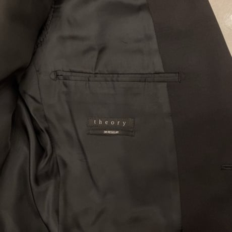 M70｜theory 2Bブラック3ピースフォーマルスーツ(38) 定価116,000円 セオリー