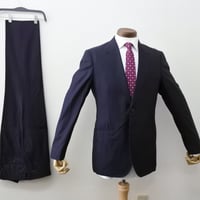 L137｜Paul Smith 2Bネイビーストライプスーツ(L) 定価88,000円 ポールスミス