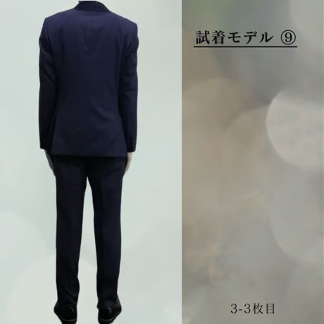 M82｜Paul Smith SOHO×REDA 2Bネイビーグレーストライプスーツ(M) 定価131,000円 ポールスミス
