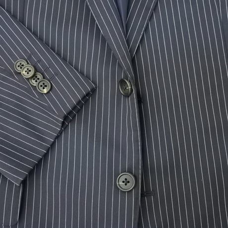 L162｜Paul Smith 2Bダークネイビーストライプスーツ(L2) 定価99,000円 ポールスミス