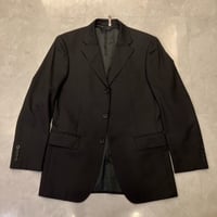 S33｜BURBERRY BLACK LABEL 3Bブラックピンドットスーツ(36R) 定価84,500円 バーバリーブラックレーベル