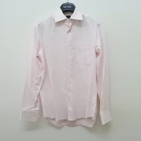 シャツM9｜Paul Smith  薄ピンクシャドーストライプシャツ(M)