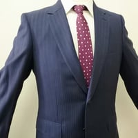 M82｜Paul Smith SOHO×REDA 2Bネイビーグレーストライプスーツ(M) 定価131,000円 ポールスミス