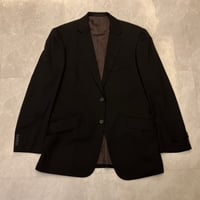 L132｜Paul Smith 2ボタンブラックスーツ(L) 定価88,000円 ポールスミス