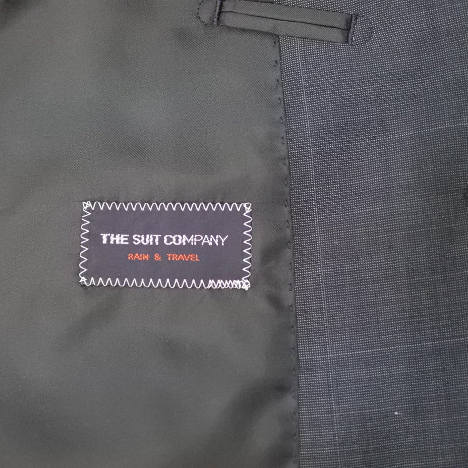 164|THE SUIT COMPANY 2Bネイビーグレーチェックスーツ(170cm 164|THE SUIT COMPANY 2Bネイビーグレーチェックスーツ(170cm