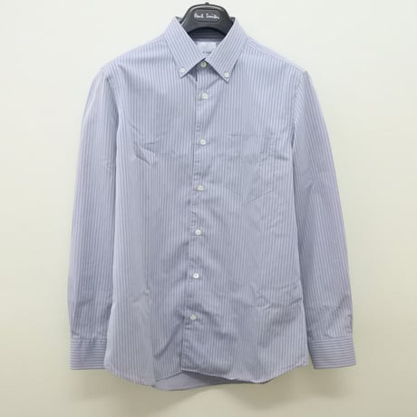 シャツM7｜Paul Smith  ブルーストライプBDシャツ(M)