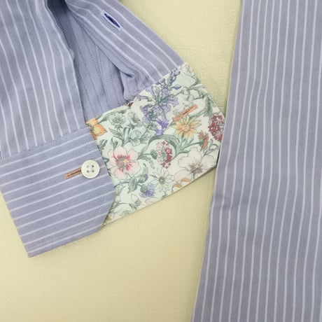 シャツM7｜Paul Smith  ブルーストライプBDシャツ(M)