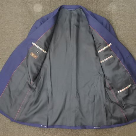L138｜Paul Smith Collection ２Bネイビーシャドーチェックスーツ(L) 定価135,000円 ポールスミスコレクション