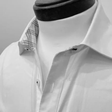 シャツM2｜BURBERRY BLACK LABEL  ホワイト【ロゴホワイト】シャツ(39)