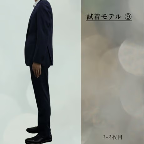 M82｜Paul Smith SOHO×REDA 2Bネイビーグレーストライプスーツ(M) 定価131,000円 ポールスミス