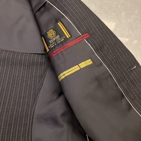 L156｜Paul Smith Collection×Hield ２Bダークグレーストライプスーツ(LX) 定価135,000円 ポールスミスコレクション