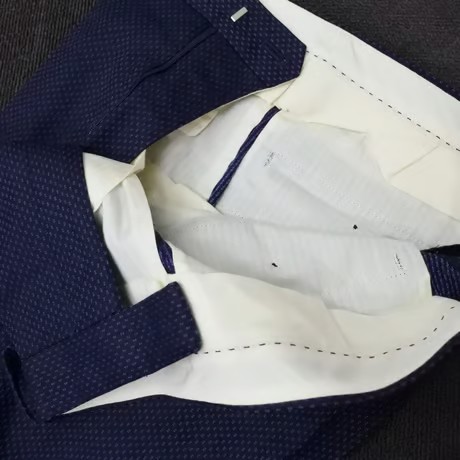 M86｜Paul Smith Collection ２Bネイビードット柄スーツ(M) 定価125,000円 ポールスミスコレクション