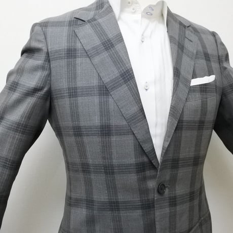 EDIFICE セットアップスーツ グレンチェック グレー LANIFICIO EDIFICE セットアップスーツ グレンチェック グレー LANIFICIO