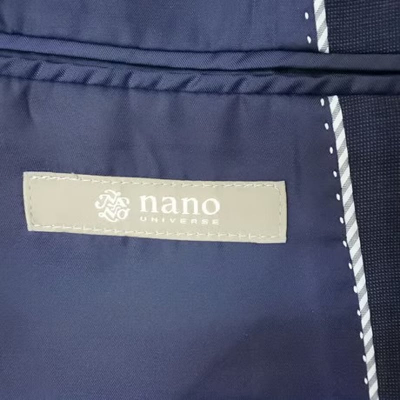 179|Nano universe 2Bネイビーグレースーツ(44) ナノユニバース 179|Nano universe 2Bネイビーグレースーツ(44) ナノユニバース