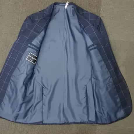 XS4｜International Gallery BEAMS 3Bネイビーウインドウペンスーツ(42) 定価132,000円 インターナショナルギャラリービームス