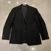 XL198｜日本老舗メーカー 2Bブラックフォーマルスーツ(BB7) 冠婚葬祭