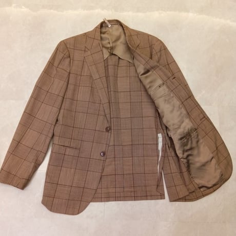XL179｜UNITED ARROWS SOVEREIGN 段返り3Bブラウンウインドウペンスーツ(50) 定価152,000円 ユナイテッドアローズ