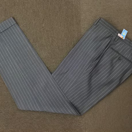 S22｜SHIPS×LUIGIBOTTO 2Bダークグレーストライプスーツ(44) 定価97,900円 シップス