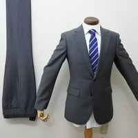 L130｜TAKEO KIKUCHI LUXURY COLLECTION 2Bグレーチェックスーツ(3) 定価126,000円 タケオキクチ