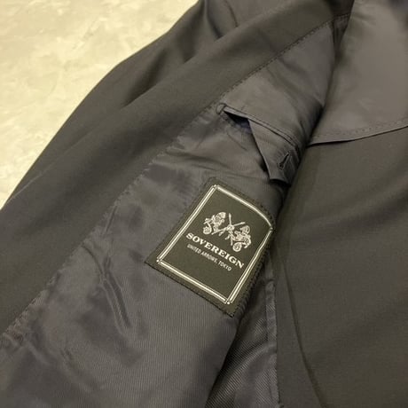 L172｜UNITED ARROWS SOVEREIGN 段返り3Bブラックスーツ(54) 定価152,000円 ユナイテッドアローズ