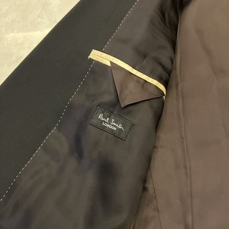 L132｜Paul Smith 2ボタンブラックスーツ(L) 定価88,000円 ポールスミス