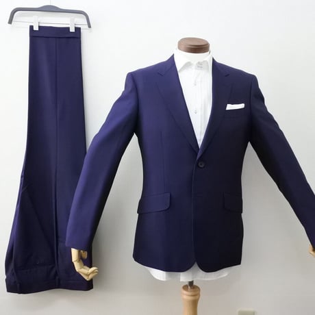 L138｜Paul Smith Collection ２Bネイビーシャドーチェックスーツ(L) 定価135,000円 ポールスミスコレクション