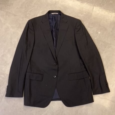 XL186｜D'URBAN(ダーバン) 2Bダークネイビーストライプスーツ(AB7)