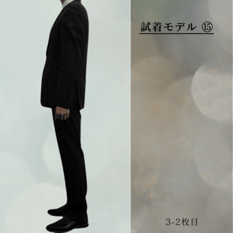 L155｜Paul Smith×ロロピアーナ 2Bブラックスーツ(L) 定価143,000円 ポールスミス