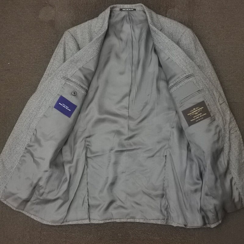 111｜UNITED ARROWS GREEN LABEL RELAXING 2Bグレー千鳥チ