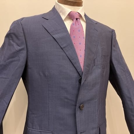 XL184.5｜UNITED ARROWS 段返り3Bブルーネイビースーツ(50) 定価84,700円 ユナイテッドアローズ