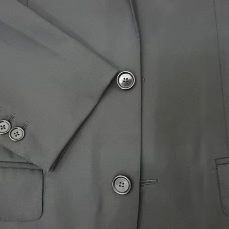 S31｜BEAMS F 段返り3Bブラックスーツ(44) 定価96,800円 ビームスF