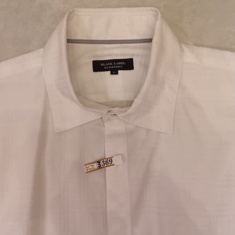シャツL3｜BURBERRY BLACK LABEL ホワイトシャドー【チェック】シャツ(41)