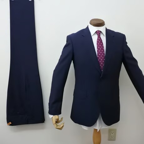 M75｜Paul Smith 2Bネイビーシャドーストライプスーツ(M) 定価88,000円 ポールスミス